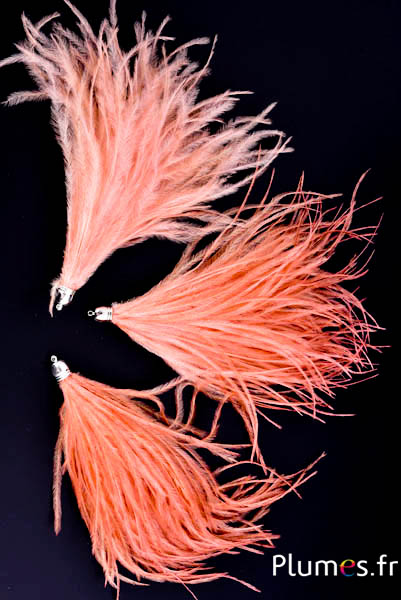 Anhänger Strauß - 15-20 cm - lachsrosa